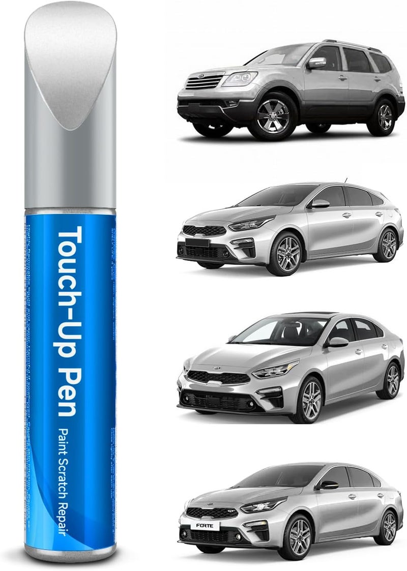 RSACET Bright Silver Metallic(3D/A3D) Touch Up Paint Compatible with Kia Exact Match Touch Up Paint Car Scratch Repair - Image 1